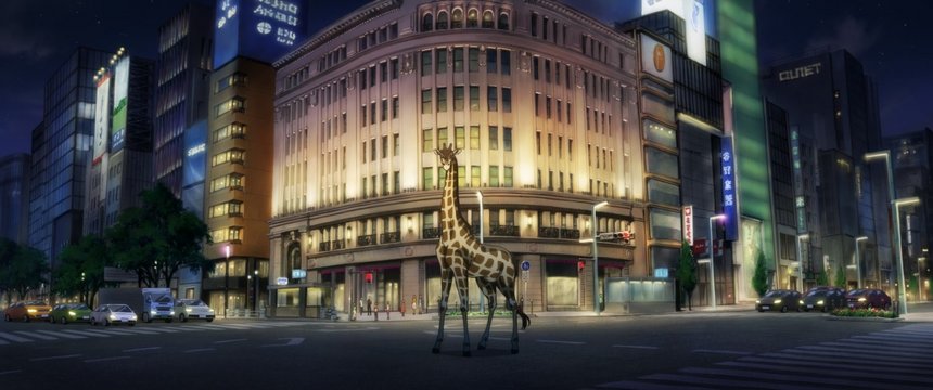 Clock tower building at Ginza intersection